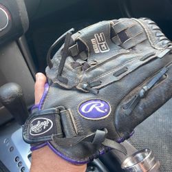 Rawlings Baseball glove, 12 1/2 inch