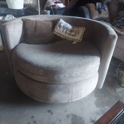 Round Swivel Couch