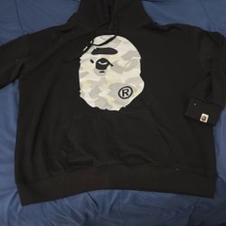 Black Bape Hoodie Size Small