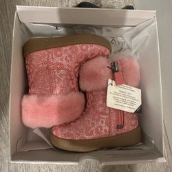Brand New Ugg Jodie II Glitter Pink Leopard 2/3 Booties