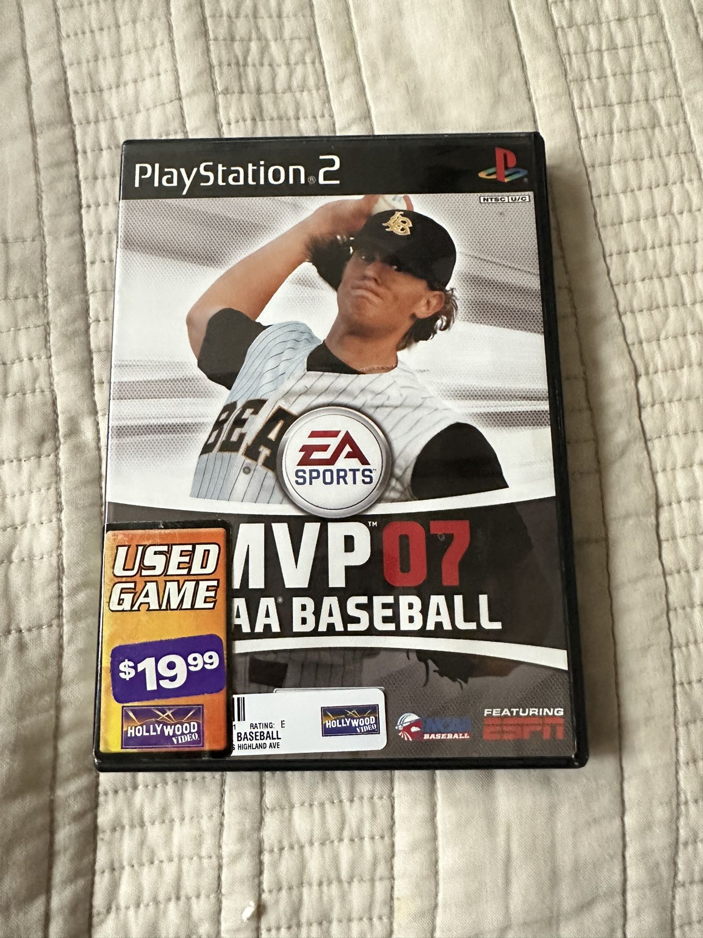 NCAA MVP 07 Baseball Ps2