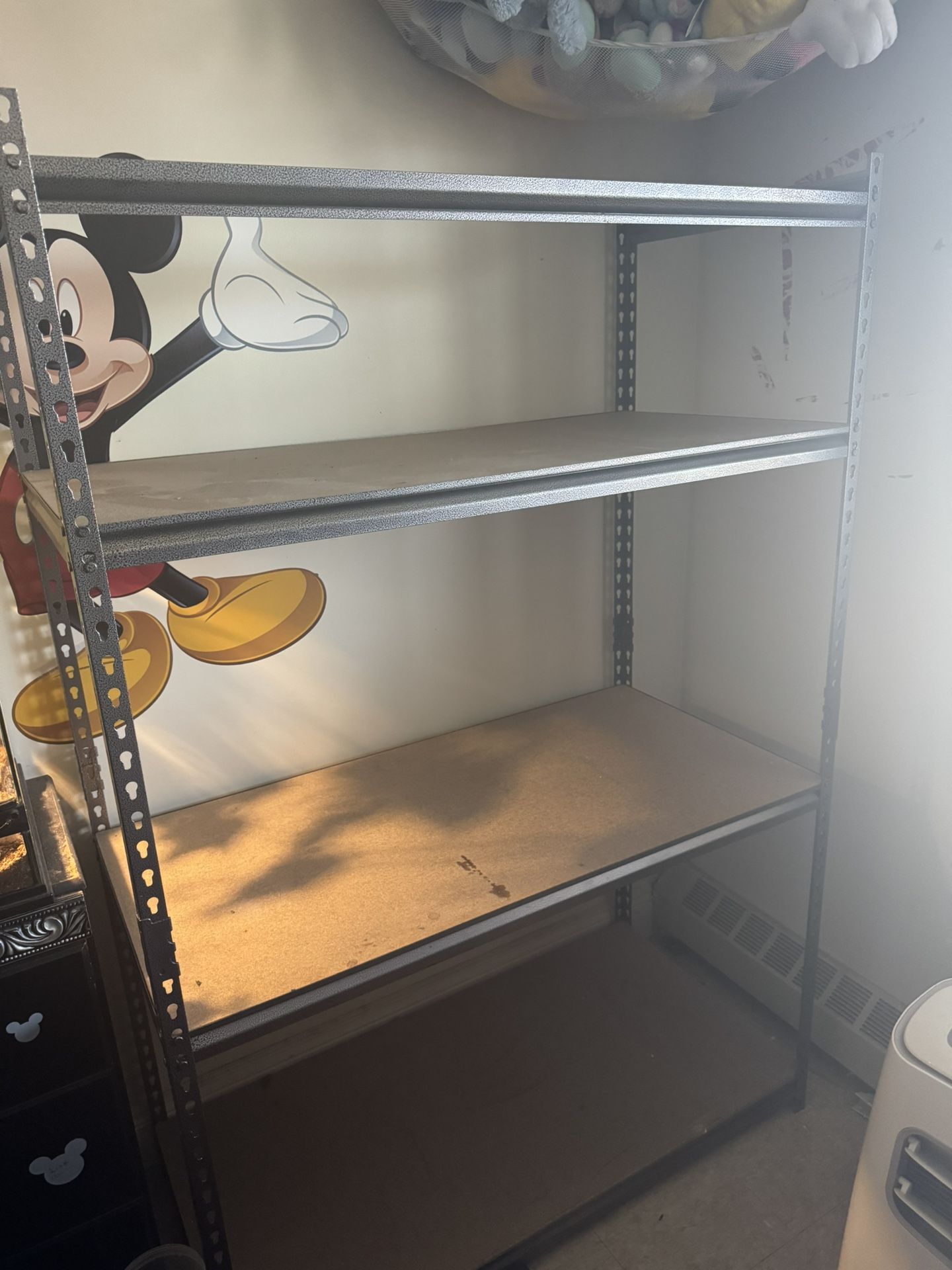 4 tier shelving unit