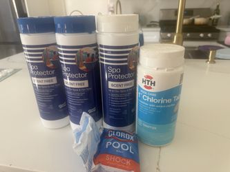 Spa - hot tub chemicals  for clear water