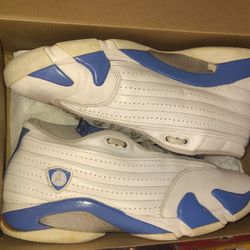Size 13 Air Jordan XIV Lows Pacific Blue