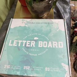 LETTER BOARD SET