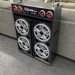 New DJ Speakers Karaoke Setup Sound System Great Present Was $899 Now $200
