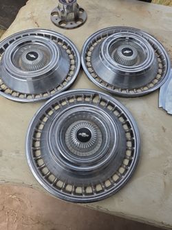 Chevy impala hubcaps vintage