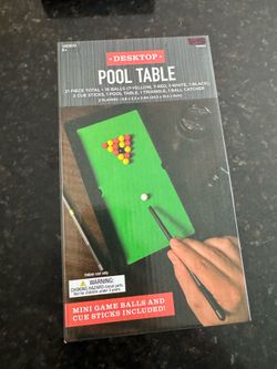New in box Desktop Bean bag toss & Pool table
