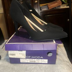 Fashion Nova Black Heels Size 9
