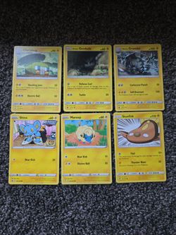 Pokémon TCG Electric Type Card Lot of 6
