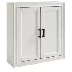 Tara 23.75 in. W x 8 in. D x 26 in. H Wall Cabinet in. White $60