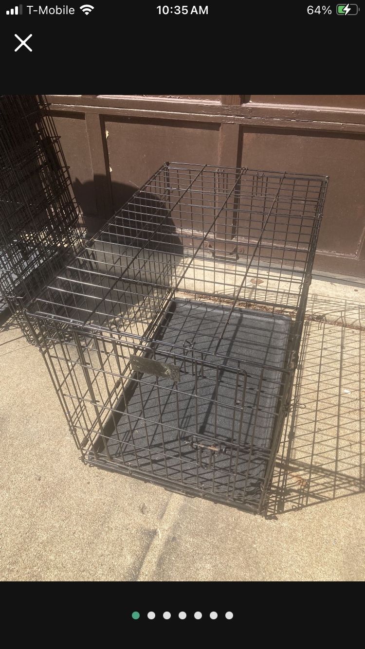 Large Dog Crate, Dog Cage, Dimensions In The Pics, 2 Available @$25 Each