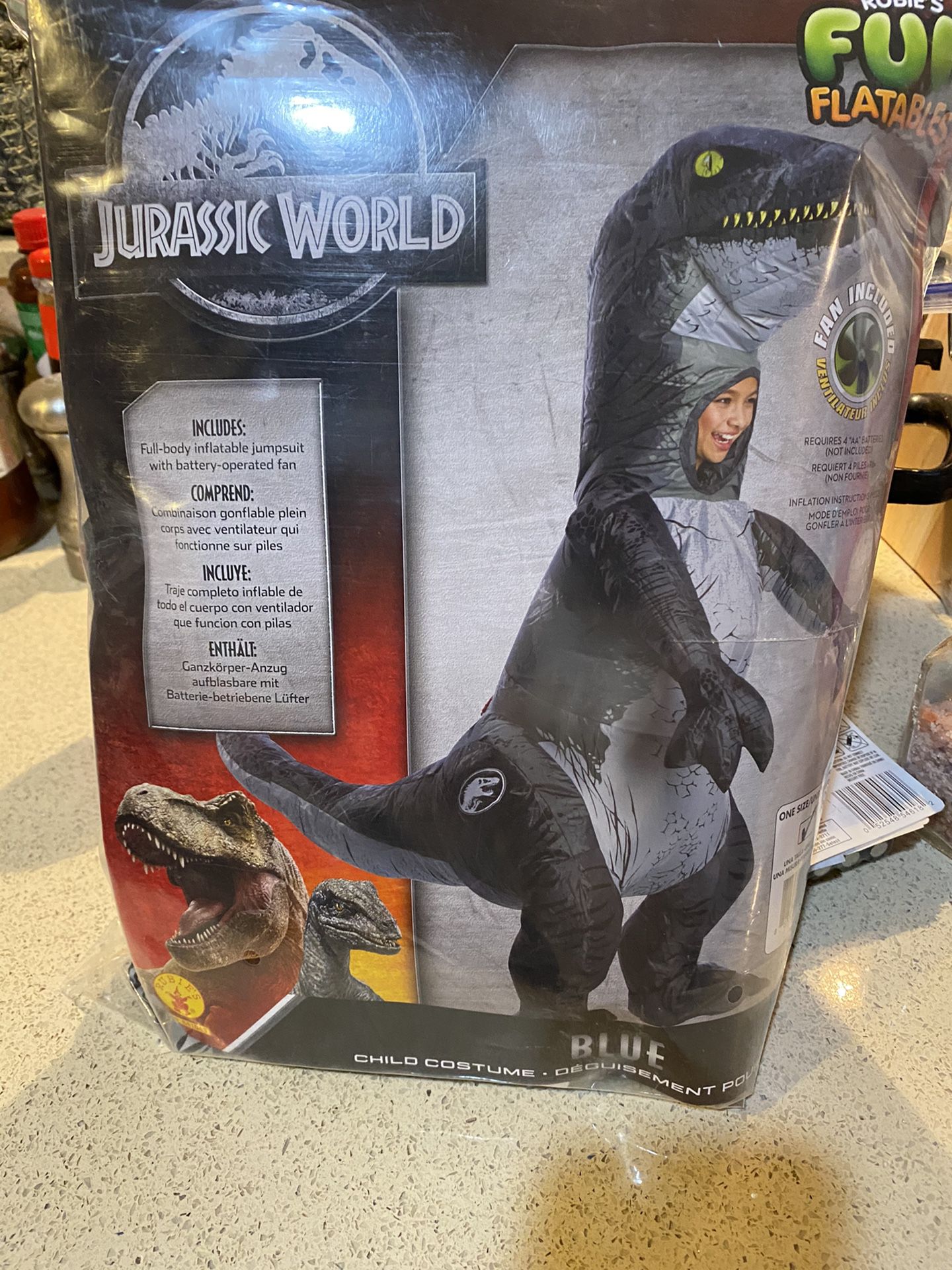Brand New inflatable dinosaur costume