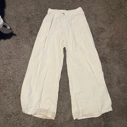 SHEIN linen white/ cream pants