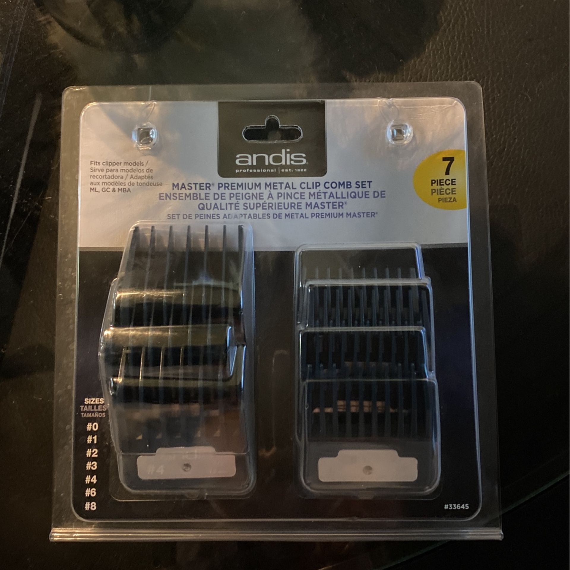Máster Premium Metal Clíp Comb Set
