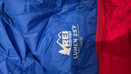 REI Co-op Lumen 25°F Youth Sleeping Bag - Excellent Condition