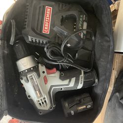 Craftsman 12V Cordless Drill With Spare Battert