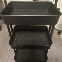 3 Tier Rolling Art/Makeup Cart