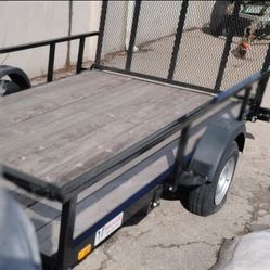 Badger Traller W / Fold Up Ramp, fold down sides and front