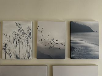 IKEA GRÖNBY アート9点セット（パリ風モノトーン）※4/30まで引取 IKEA - GRÖNBY Picture, set of 9