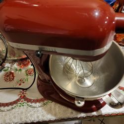 Red KitchenAid Professional 6QT Mixer