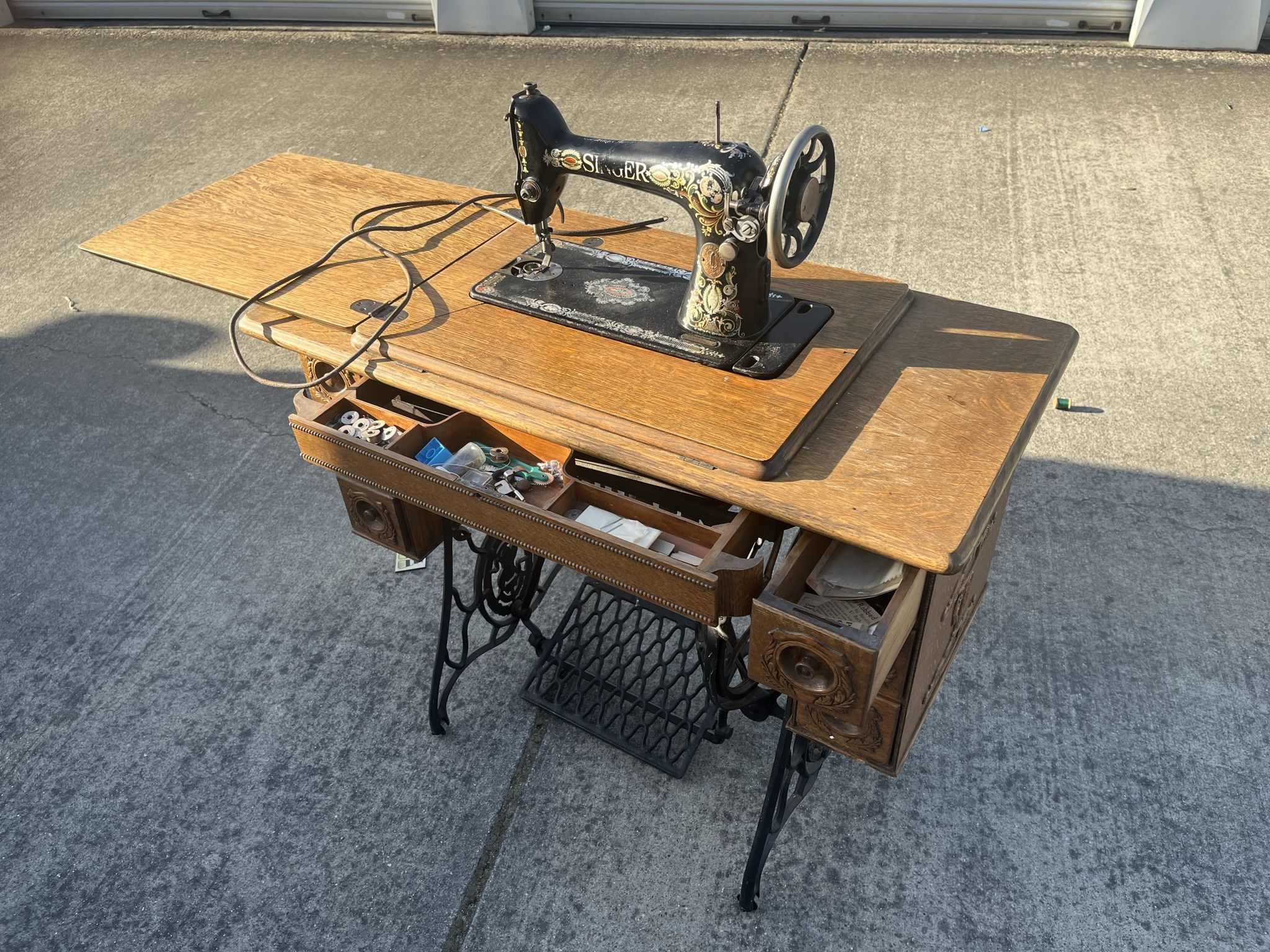 Mid Century Sewing Machine