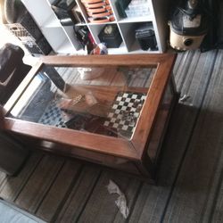 Coffee Table / Memory Box Glass 