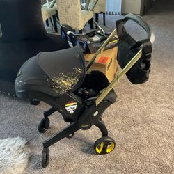 Donna Infant Convertible Car Seat And Stroller Limited Edition Gold.