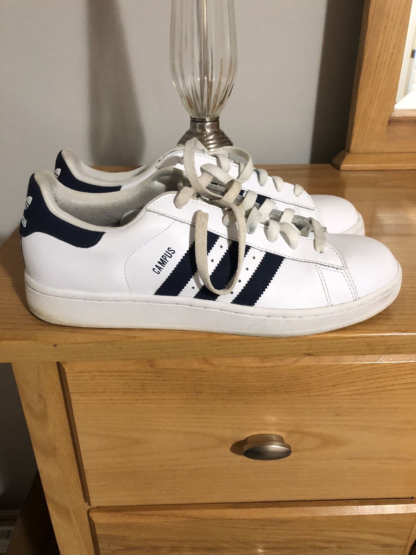 Navy and White Classic Adidas