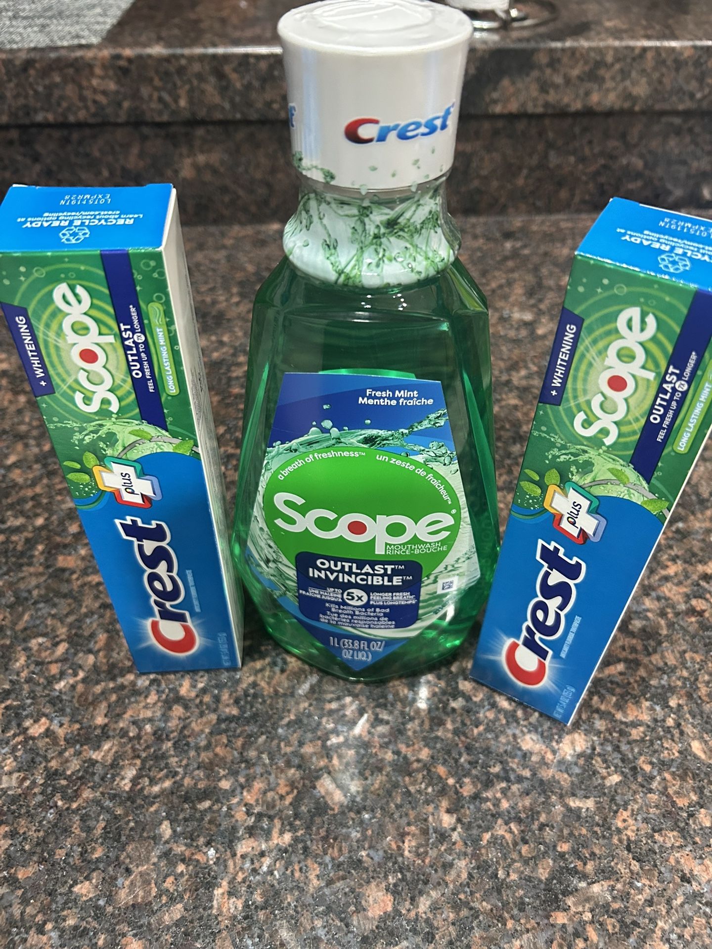 Toothpaste And Mouthwash Bundle