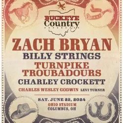 Zach Bryan: Buckeye Country Fest June 22 (2 tickets)