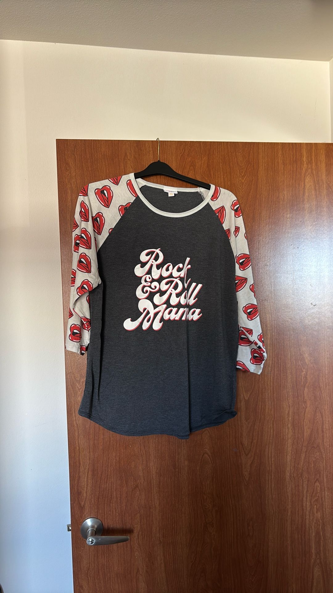 LuLaRoe Long Sleeve Randy - Baseball Style T-shirt 3XL