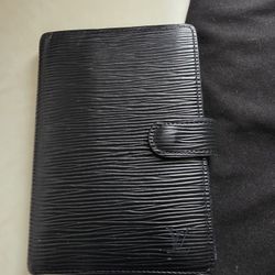 Louis Vuitton Black Epi Agenda