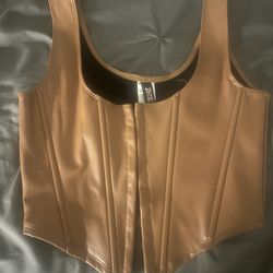 Tan Corset Top 