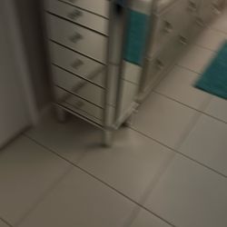 Mirrored Jewelry Box And End Table 