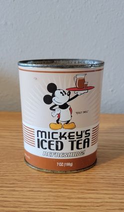 Vintage Mickeys Iced Tea Tin