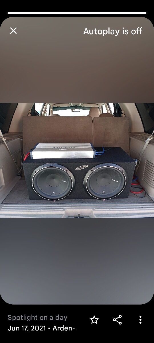 Hifonics Amp W/Subwoofer Set