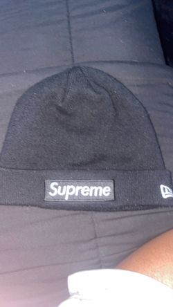 Black supreme beanie