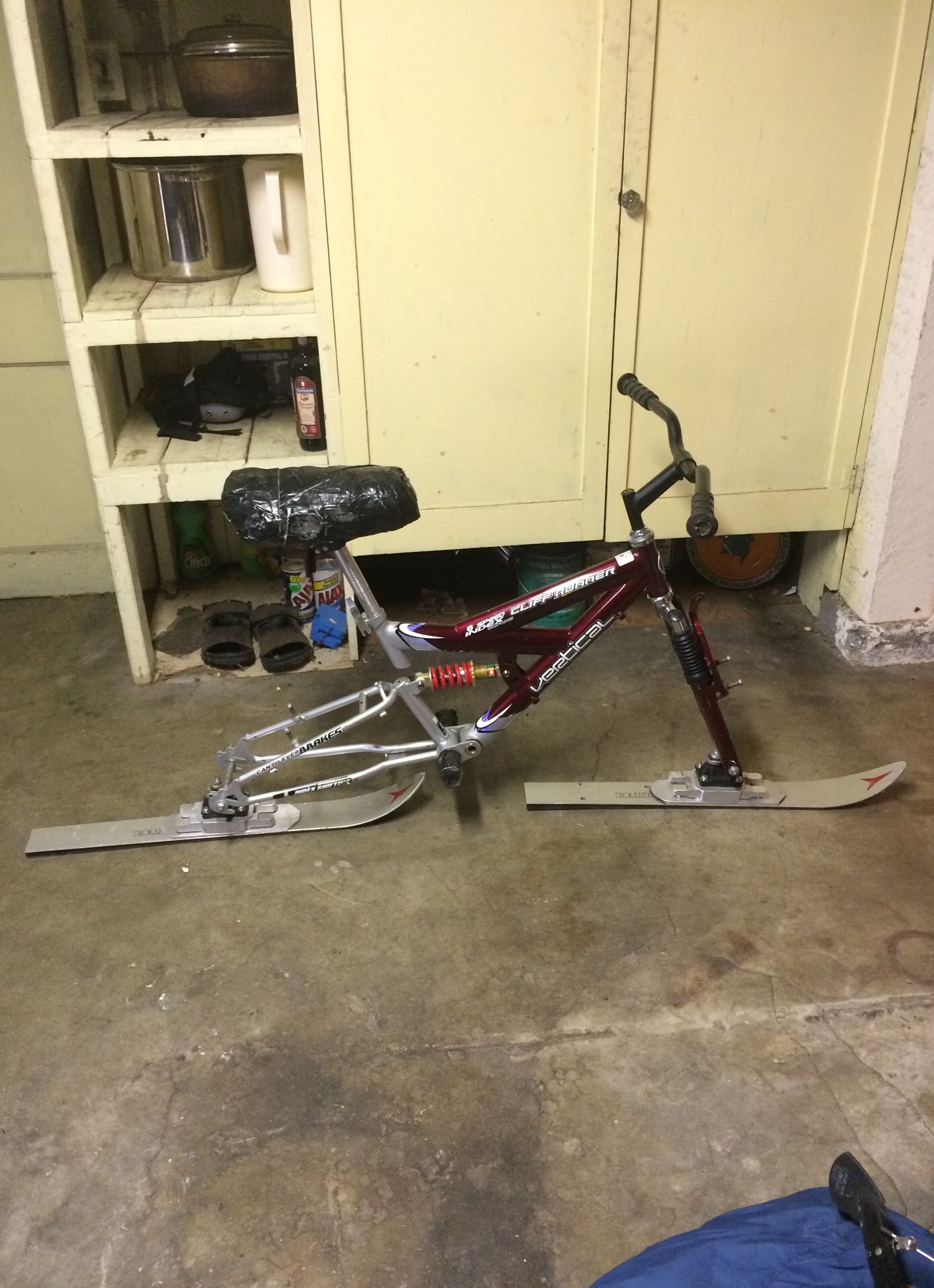 Homemade Ski-Bike