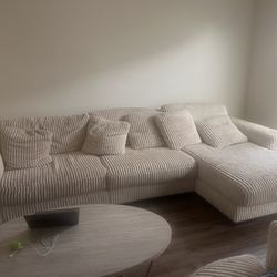 Sectional And Swivel Chair