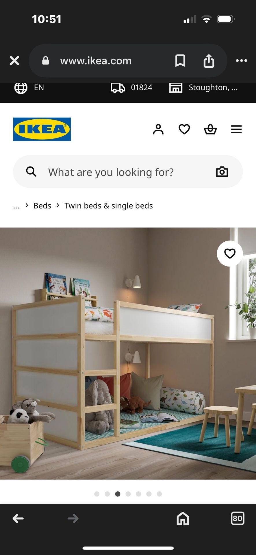 IKEA Reversible Twin Bed