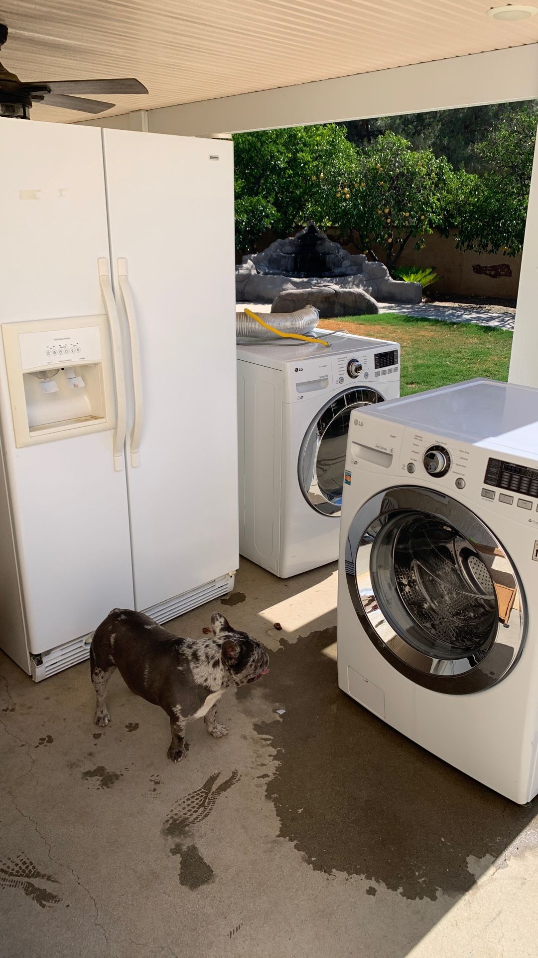 Refrigerator washer, dryer dinner table package