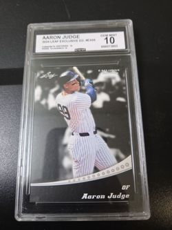 Leaf 2024 Exclusive Edition Aaron Judge EX-05 CGC 10 Gem Mint New York Yankees