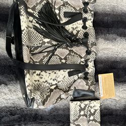 patricia nash python skin bag