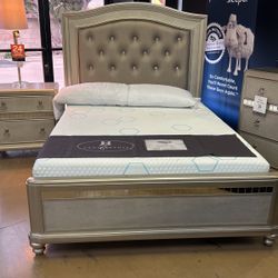 Queen Bed Frame (No Mattress Included)  