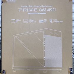Asus prime AP201 Micro ATX Case, Brand new, Black