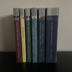 Barnes & Noble Classics - Treasure Island, Peter Pan, The Secret Garden, Alice in Wonderland, Twenty Thousand Leagues, David Copperfield