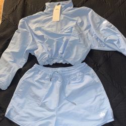 Alo Two-Piece Track Set Light Blue