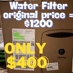 UV Water filter - Brand New