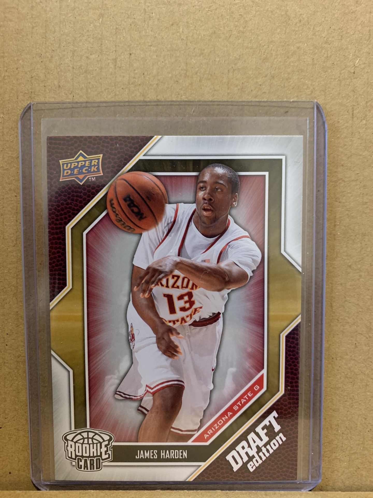 🏀James Harden Upper Deck Rookie Card🏀 Brooklyn Nets Psa Potential 